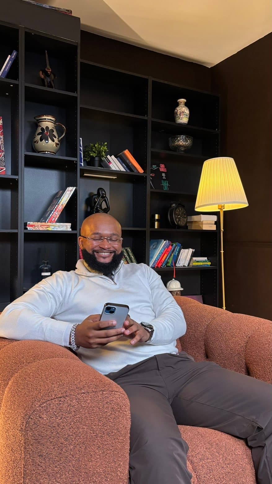Antony Maole Luanyi, founder of Ascendium, on the podcast set